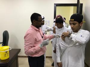 Vaccination Campaign Against Seasonal Flu in Computer and Engineering College in Al-Qunfudhah