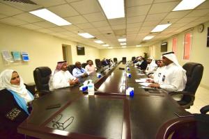 اجتماع لبحث اوجه التعاون بين الكلية التطبيقية ومدينة الملك عبدالله الطبية