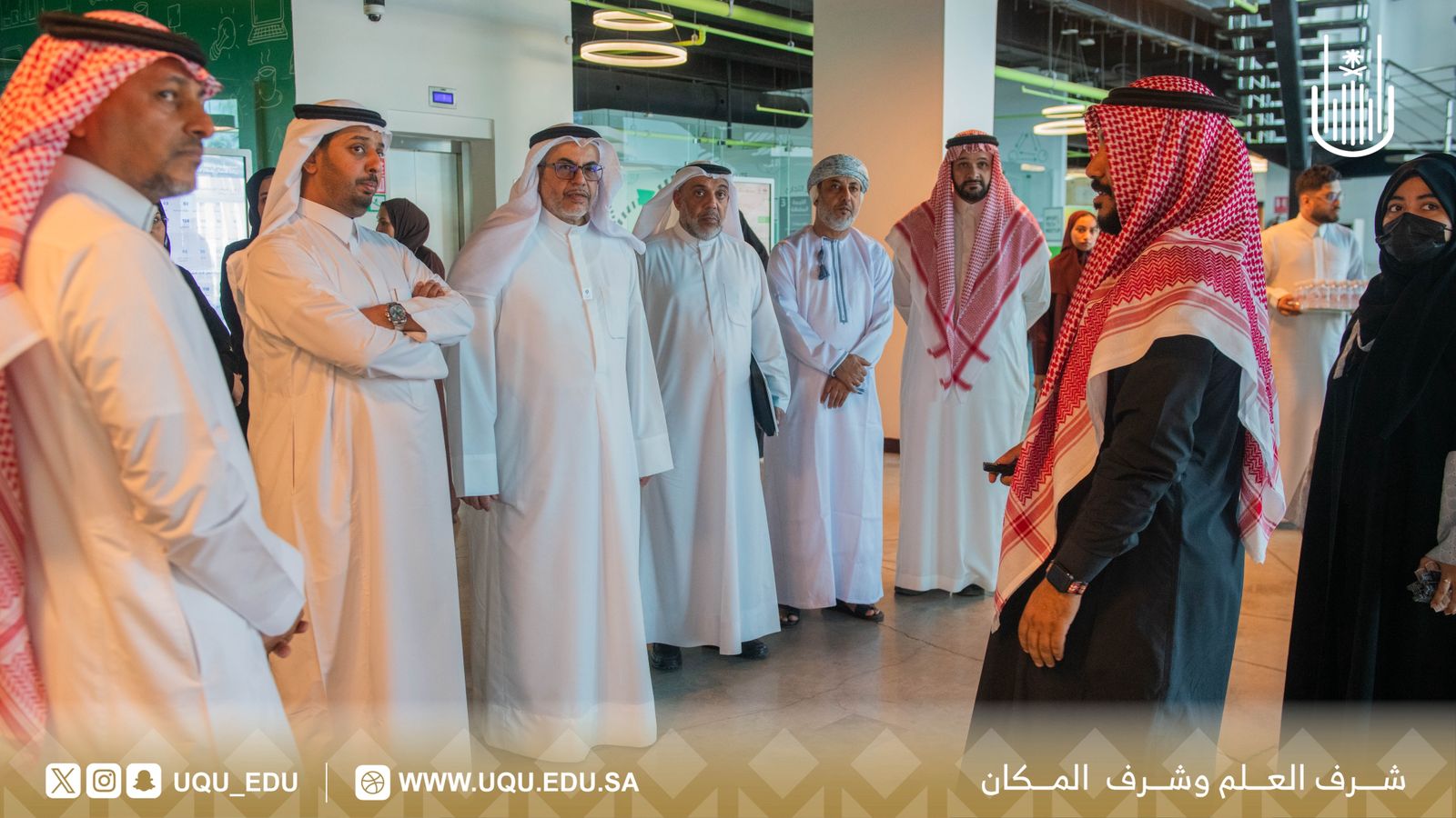 رئيس جامعة أمِّ القُرى يستقبل وفد الأمانة العامَّة لدول الخليج العربيَّة