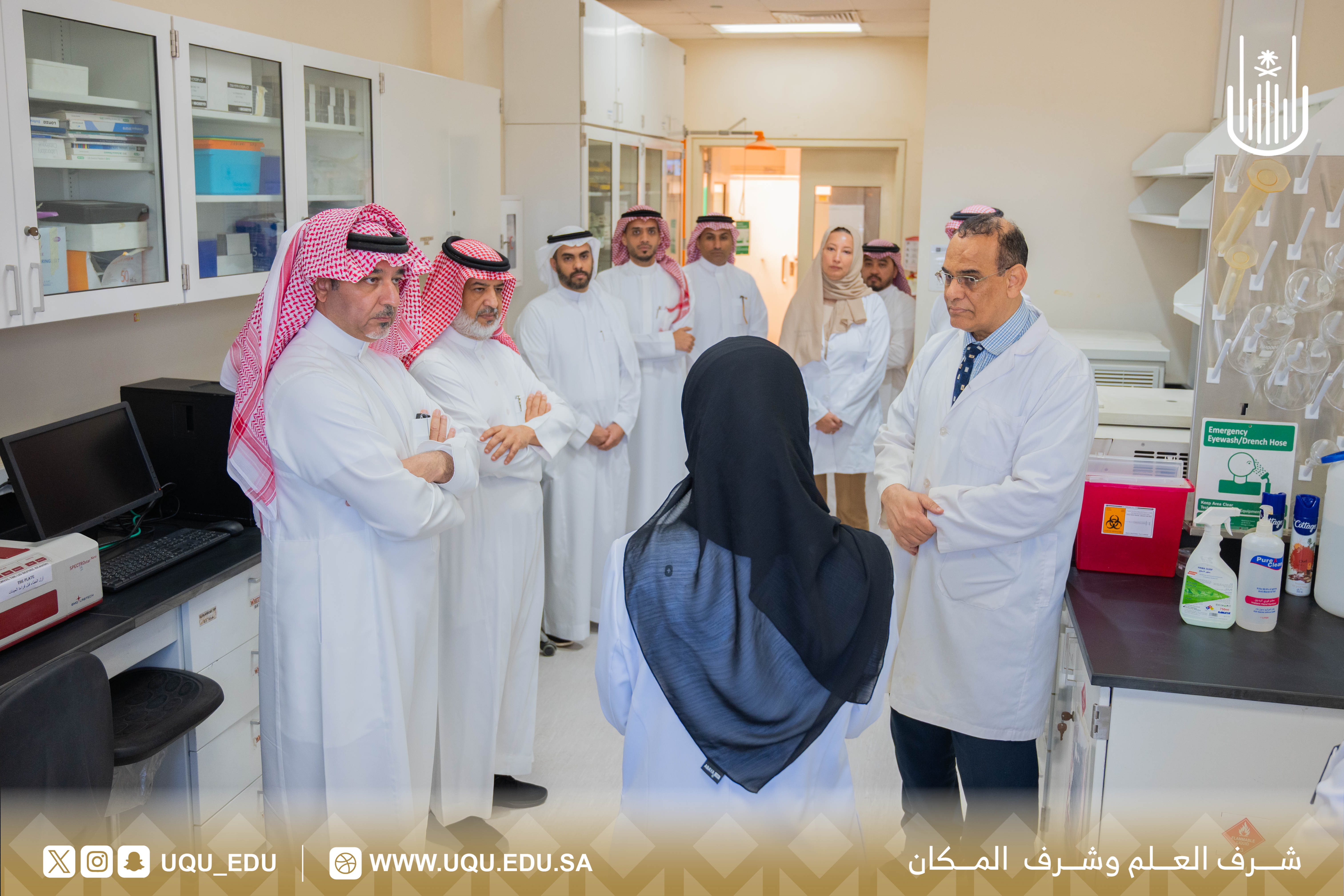 رئيس جامعة أم القرى يستقبل معالي أ.حازم زقزوق