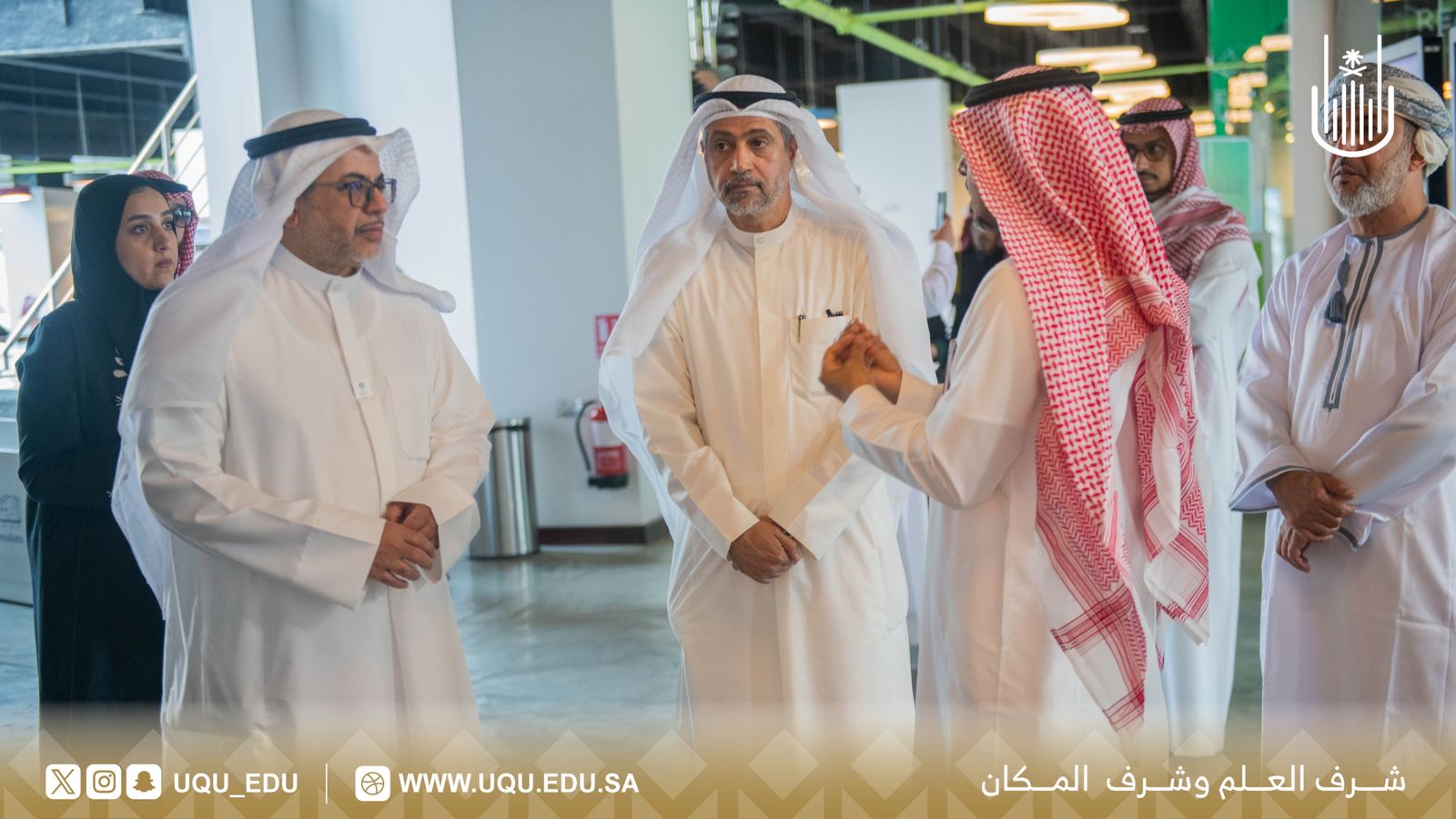 رئيس جامعة أمِّ القُرى يستقبل وفد الأمانة العامَّة لدول الخليج العربيَّة