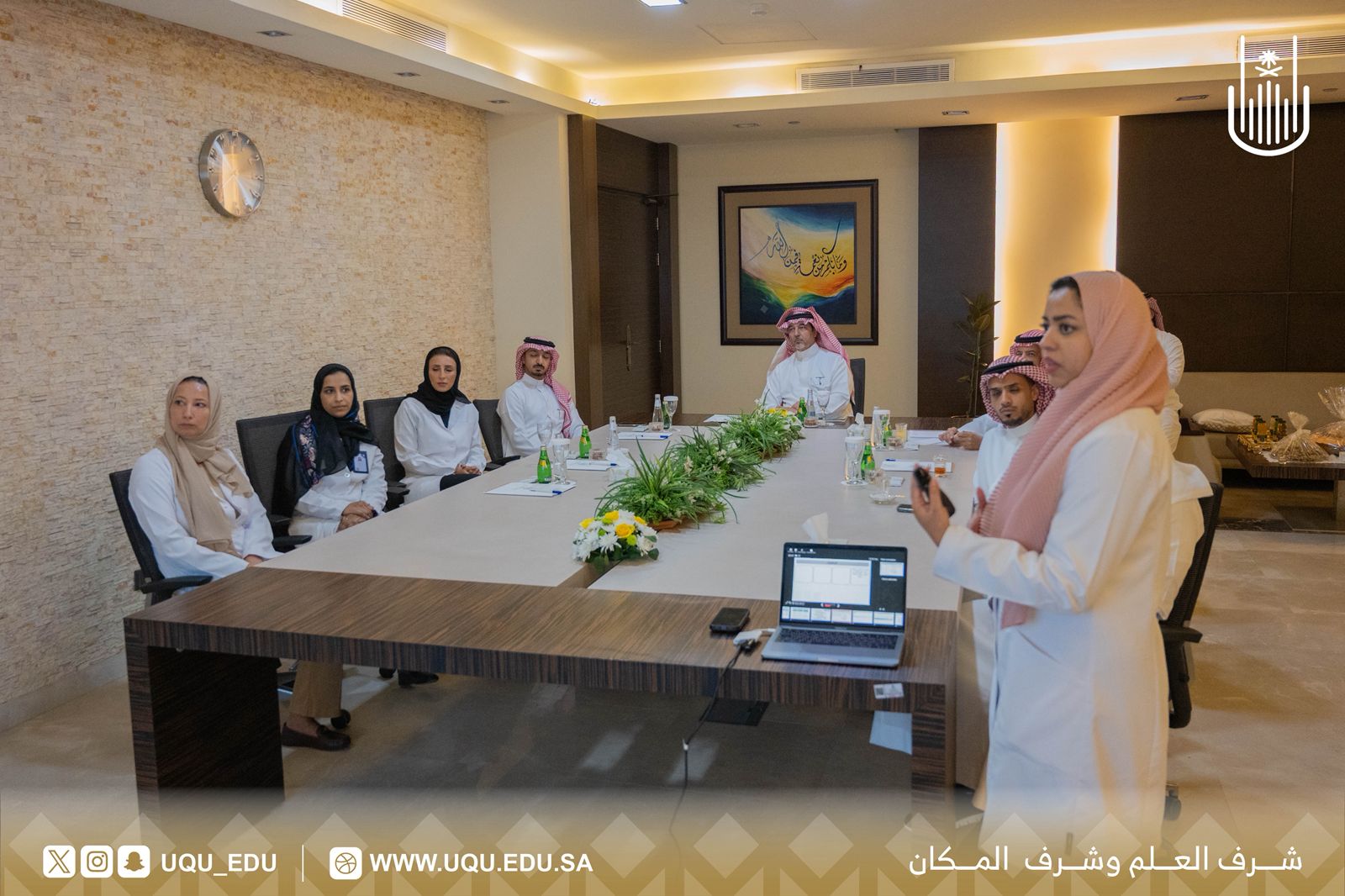 رئيس جامعة أم القرى يستقبل معالي أ.حازم زقزوق