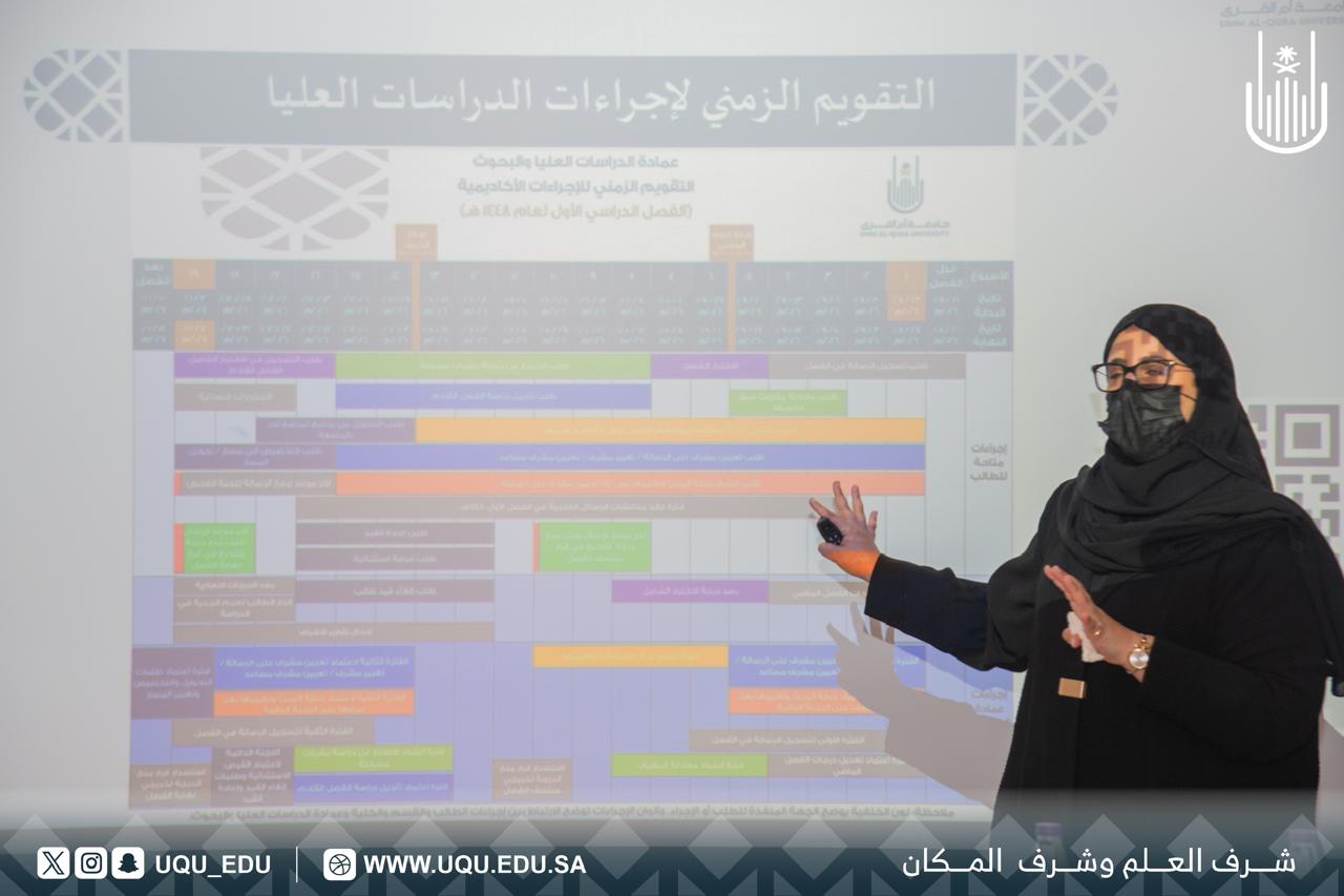 جامعة أمِّ القرى تنظِّم لقاءً للدفعة الثانية من الماجستير التَّنفيذي في الملكيَّة الفكريَّة