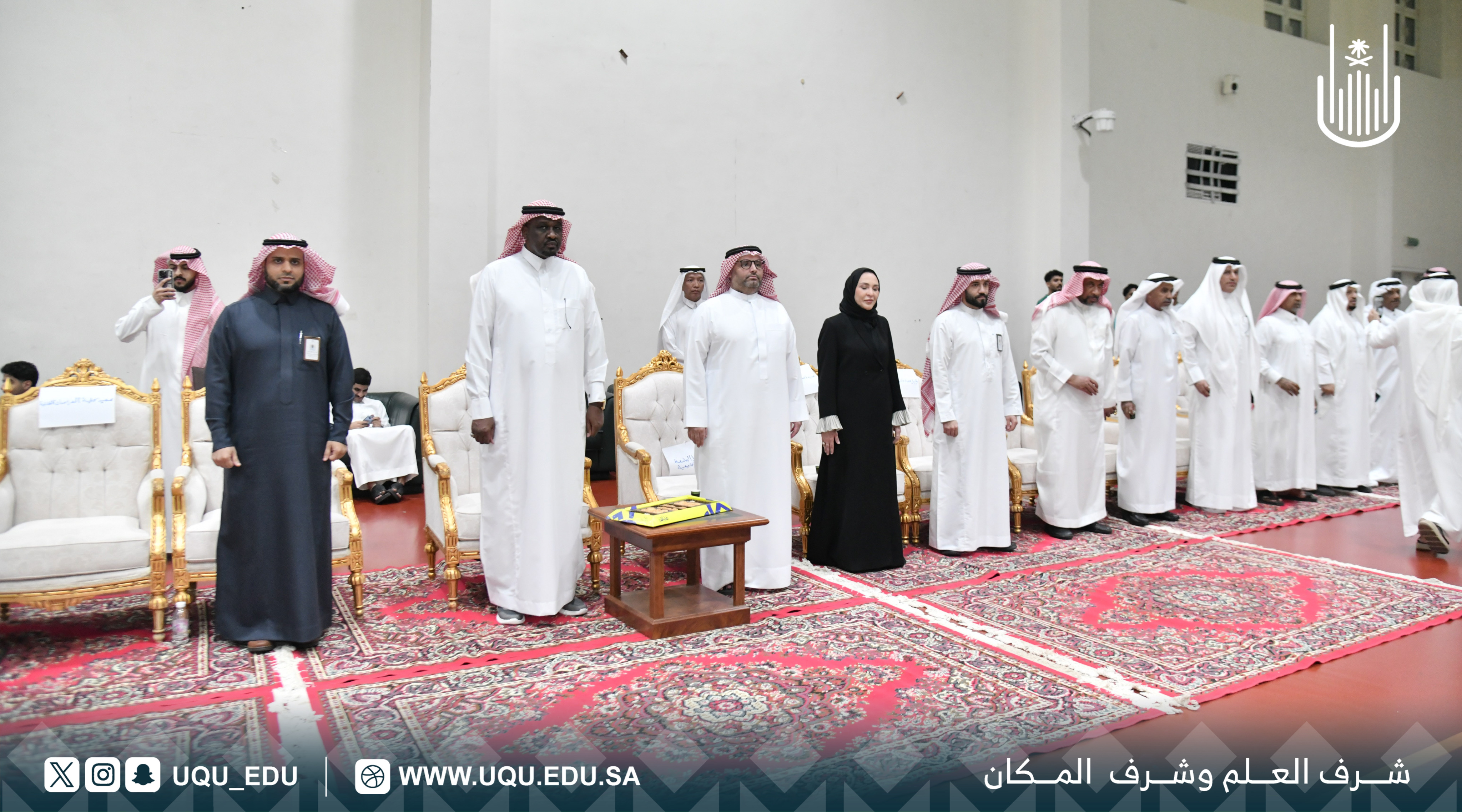 شؤون الطُّلاب تنظّم مباراة استعراضية بين الجمعية السعودية لحُكّام كرة القدم ومنسوبي الجامعة.