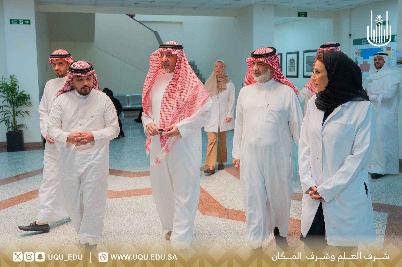 رئيس جامعة أم القرى يستقبل معالي أ.حازم زقزوق