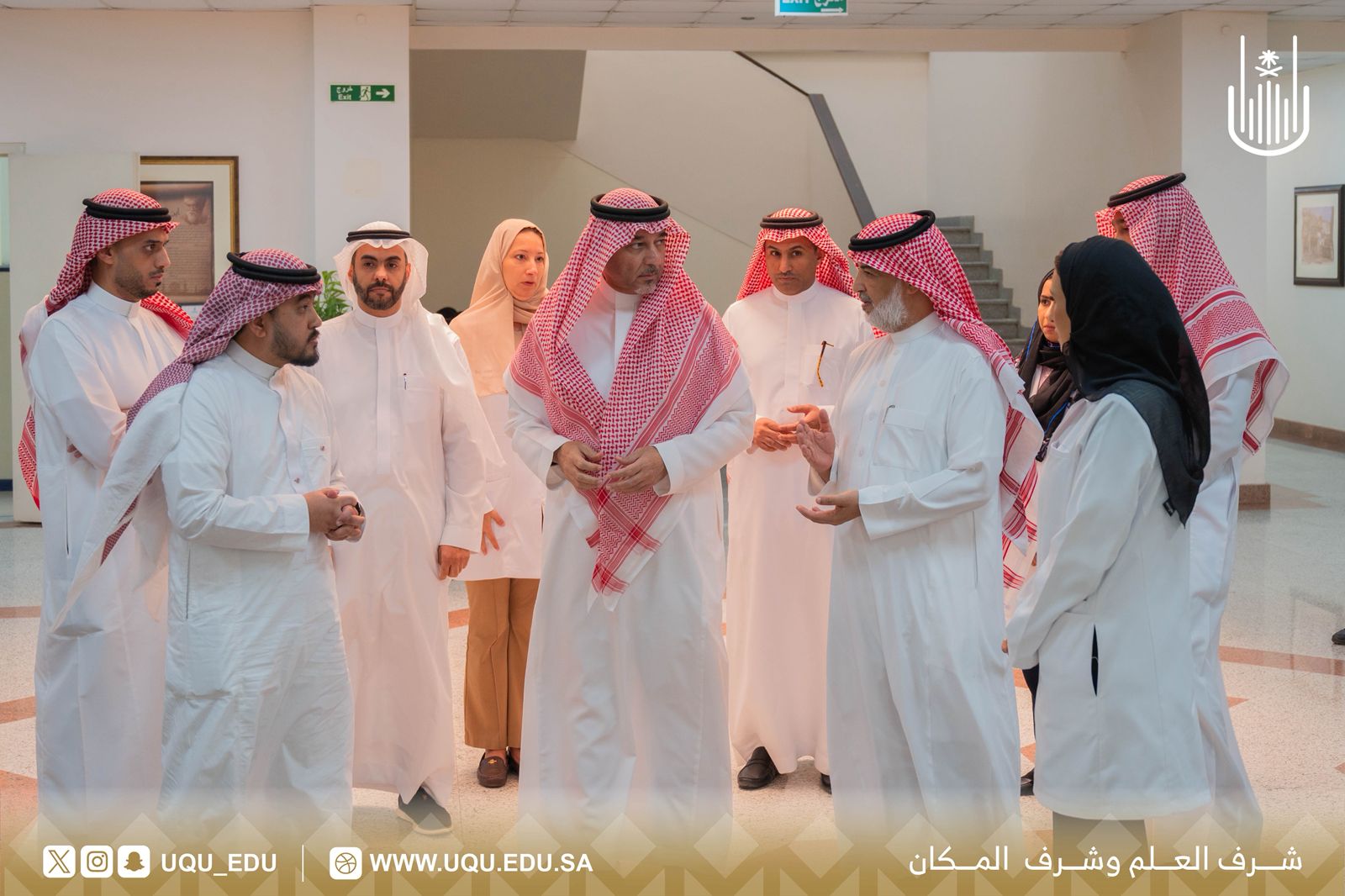 رئيس جامعة أم القرى يستقبل معالي أ.حازم زقزوق