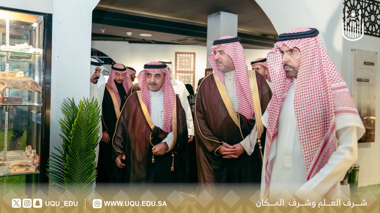 الواجهة الثَّقافيَّة لجامعة أمِّ القُرى تستقبل قيادات مكَّة في أولى فعاليَّات شتاء مكَّة