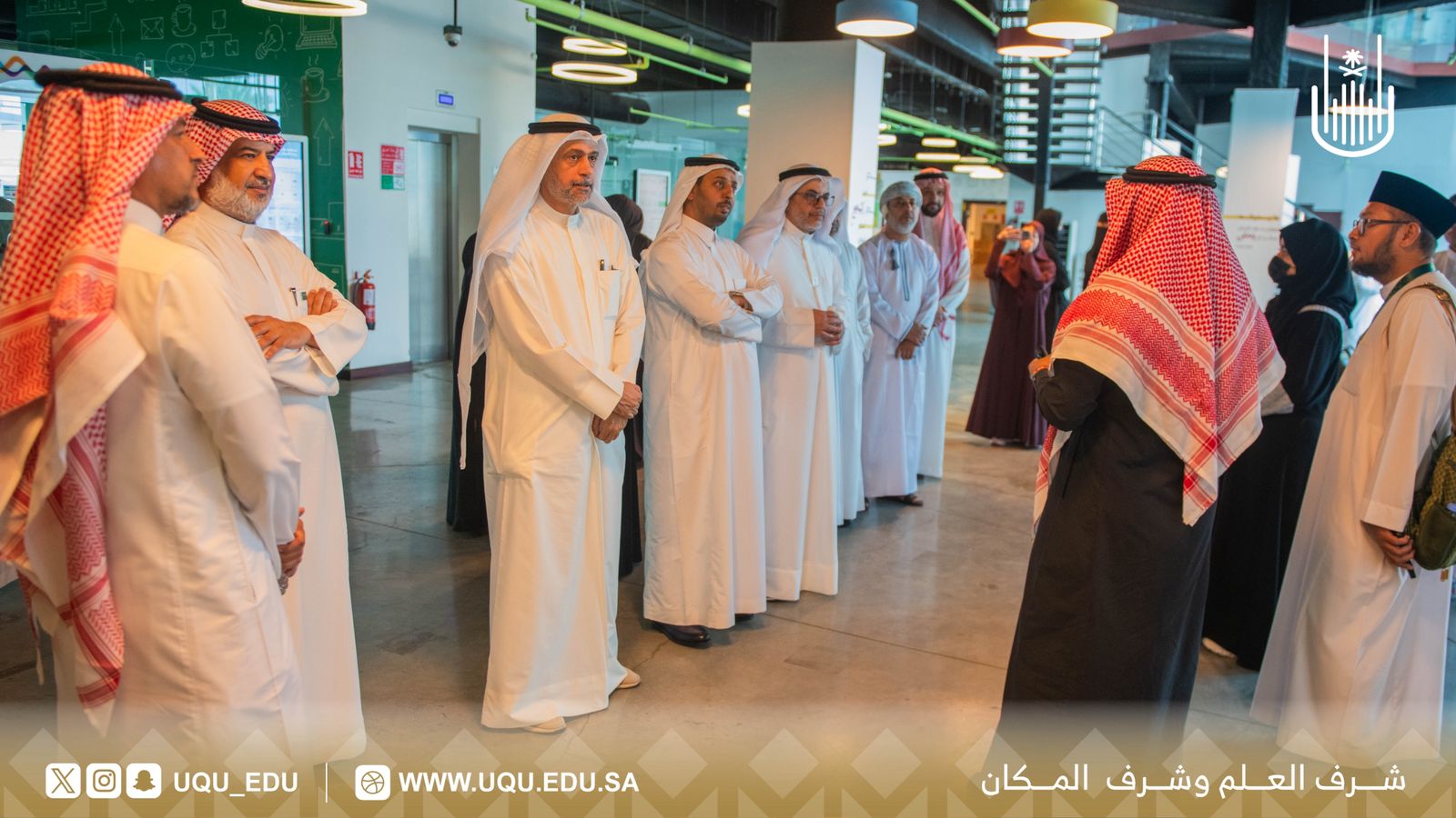 رئيس جامعة أمِّ القُرى يستقبل وفد الأمانة العامَّة لدول الخليج العربيَّة