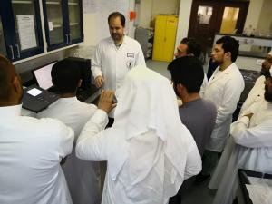 Department of Chemistry Organizes Training Course Entitled: Preparation of Laboratory Solutions and Notes on Spectral Analysis