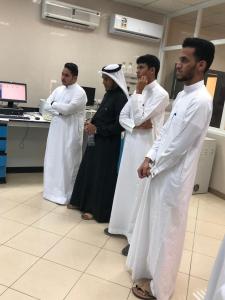 The Students of the Department of Chemistry on a Visit to the Forensic Evidence Department in the Holy Capital