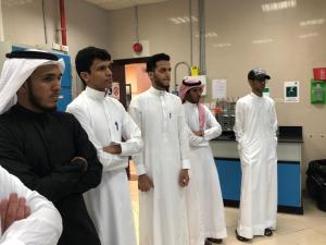 The Students of the Department of Chemistry on a Visit to the Forensic Evidence Department in the Holy Capital