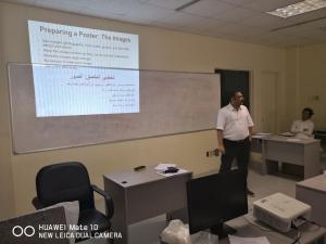 Chemistry Department Organizes Training Course Titled: How to Create Scientific Poster for Graduation Project 