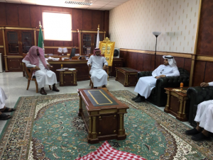 The Dean of the College of Judicial Studies and Regulations Meets the Dean of Library Affairs