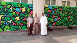 College Dean launches Mural Painting in the College 