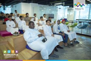 The Academic Staff and Students of the College of Designs Visit Wadi Makkah Technology Company