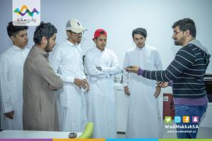 The Academic Staff and Students of the College of Designs Visit Wadi Makkah Technology Company