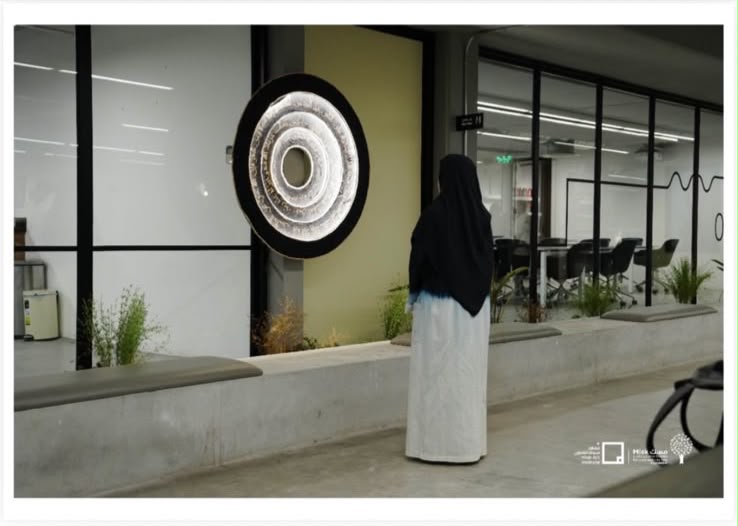 مشاركة الكلية في المعرض المقام بصالة (  الأمير فيصل بن فهد للفنون )بالرياض