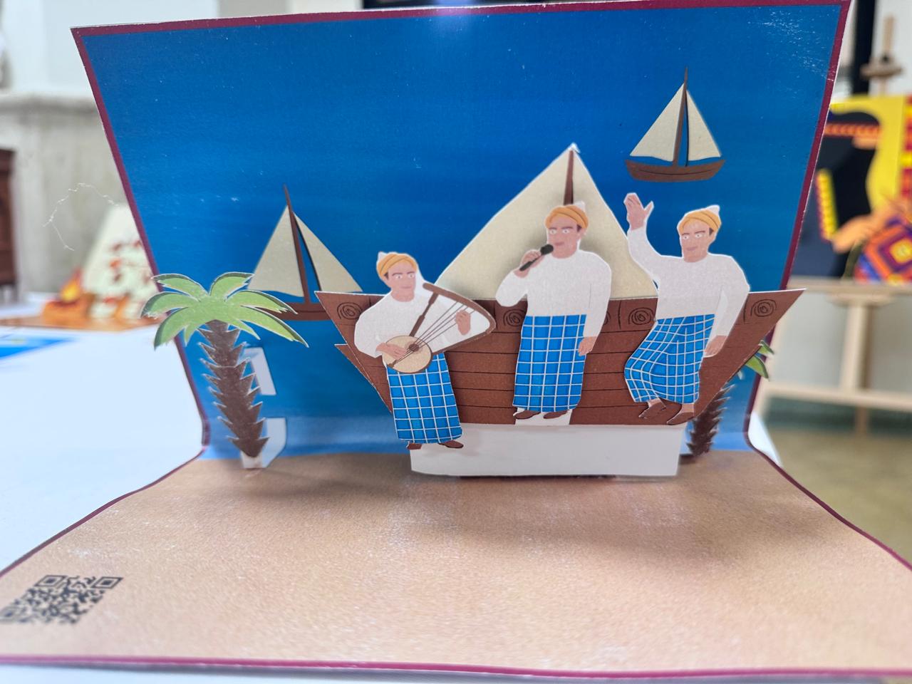 عرض مواهب طلبة الكلية لمسابقة ( هوية وطن )