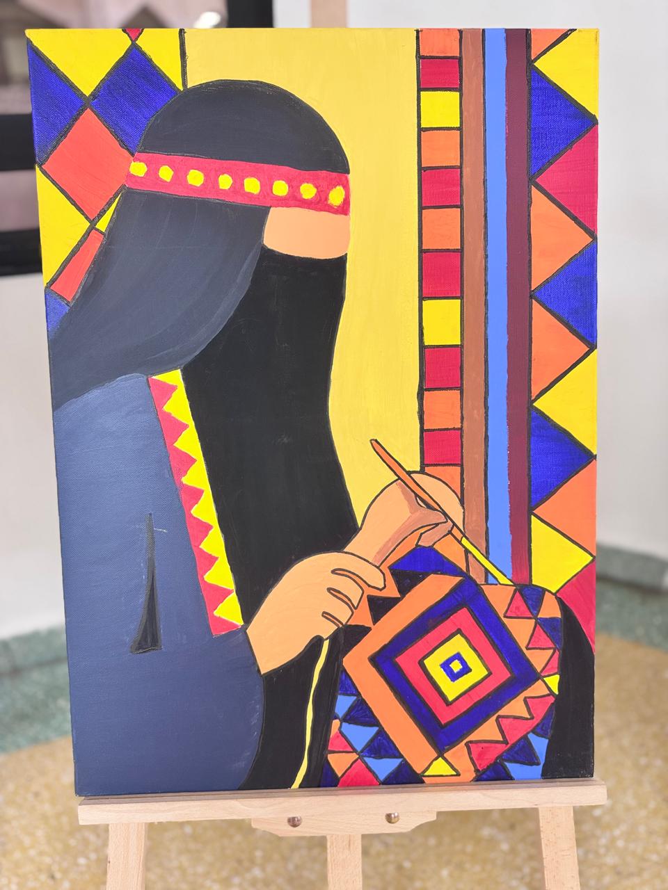 عرض مواهب طلبة الكلية لمسابقة ( هوية وطن )