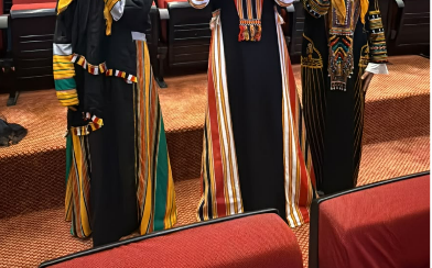 احتفالية قسم تصم الازياء والنسيج باليوم الوطني السعودي