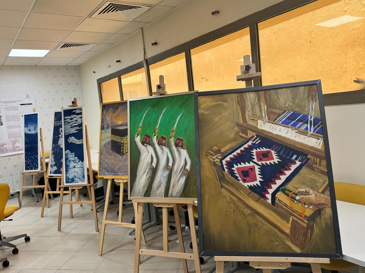 معرض مشاريع التخرج لطالبات قسم الفنون البصرية