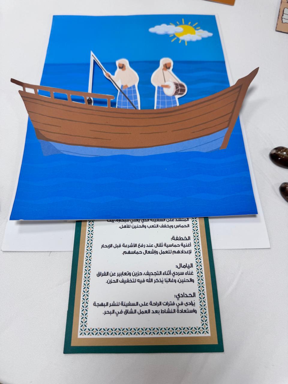 عرض مواهب طلبة الكلية لمسابقة ( هوية وطن )