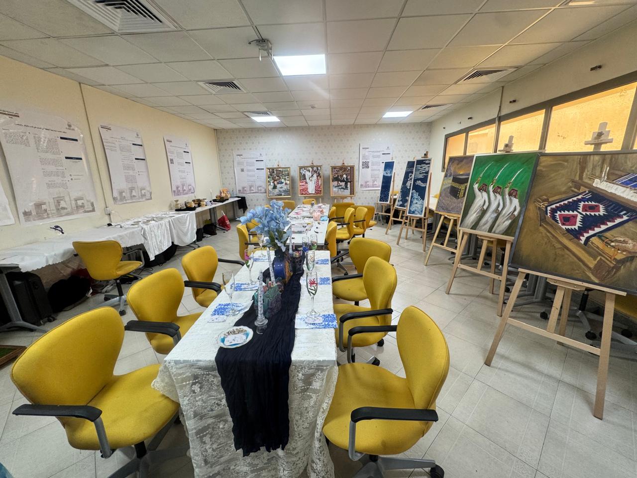 معرض مشاريع التخرج لطالبات قسم الفنون البصرية