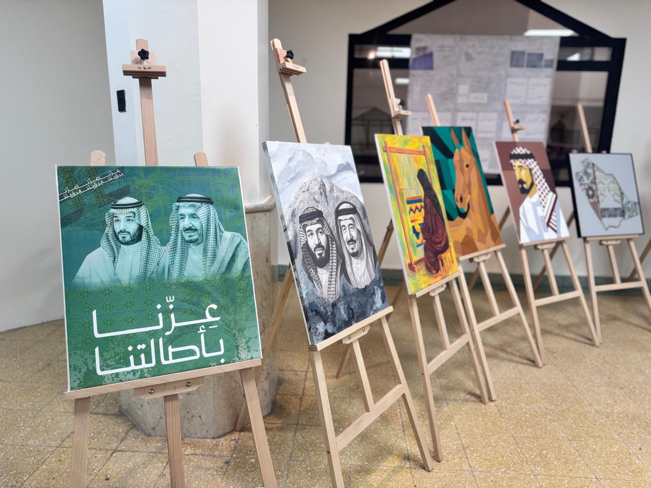 عرض مواهب طلبة الكلية لمسابقة ( هوية وطن )