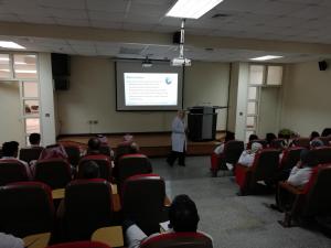 The Training and Continuing Education Unit at the College of Dentistry Holds a Lecture on the Newly-Discovered Coronavirus