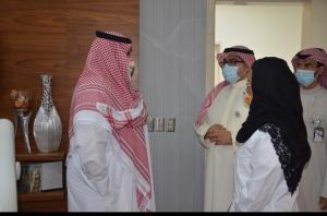 The UQU Vice President for Educational Affairs, Dr. Amer Al-Zaidi, Visits the College of Dentistry and the Dental Teaching Hospital