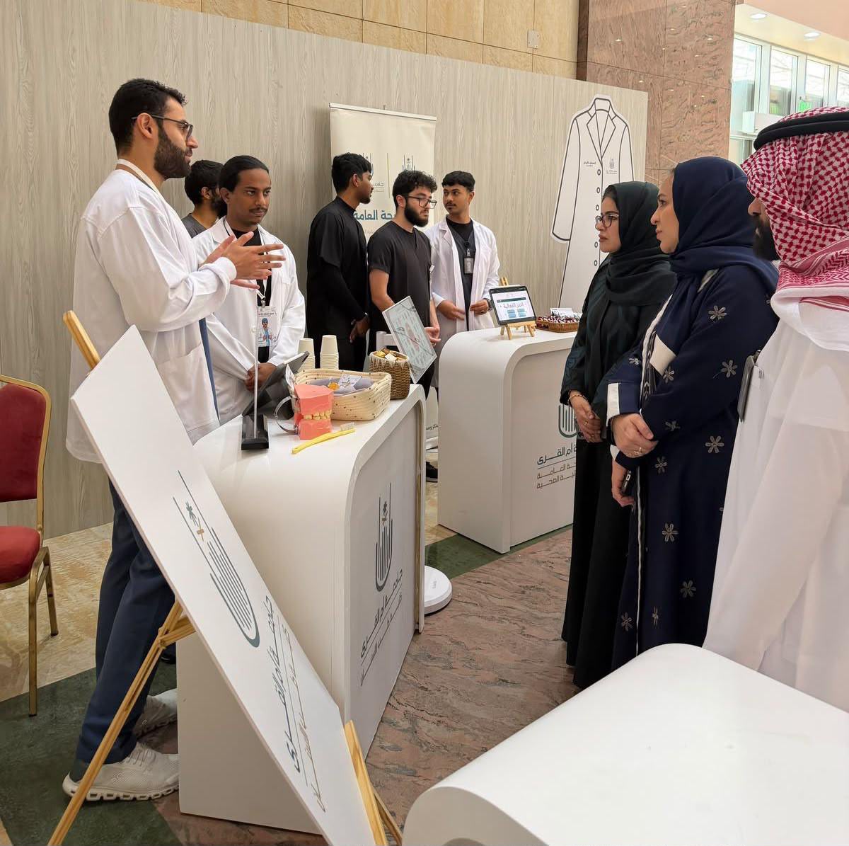 جانب من المشاركة في فعالية التوعية بالأمراض غير المعدية