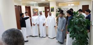 The Students of Al-Maarefa Secondary School Visit the College of Designs (Male Section)