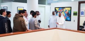 The Students of Al-Maarefa Secondary School Visit the College of Designs and Arts (Male Section)