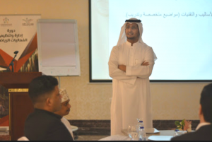 Dr. Yusuf bin Atiyyah Al-Thubaiti Gives a Lecture in the Sports Events Management and Organization Course