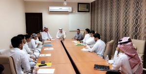 Dean of Al-Qunfudhah Engineering College  Holds a Meeting with the Students of the College 