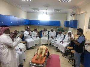 College of Health Sciences in Al-Qunfudhah Trains Health Workers in First Aid Skills in Al-Quoz Schools