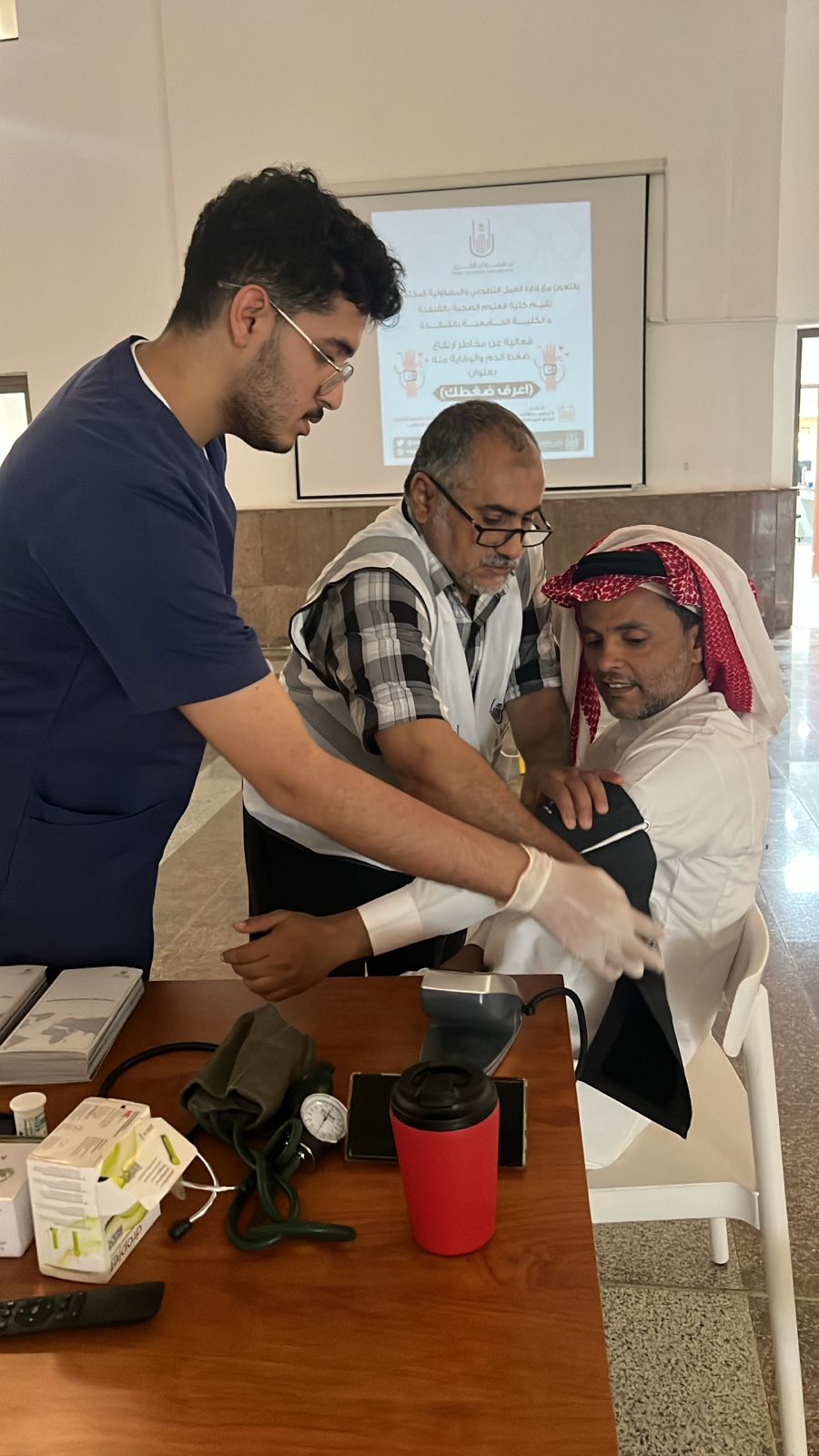 فعالية توعوية عن مرض ارتفاع ضغط الدم