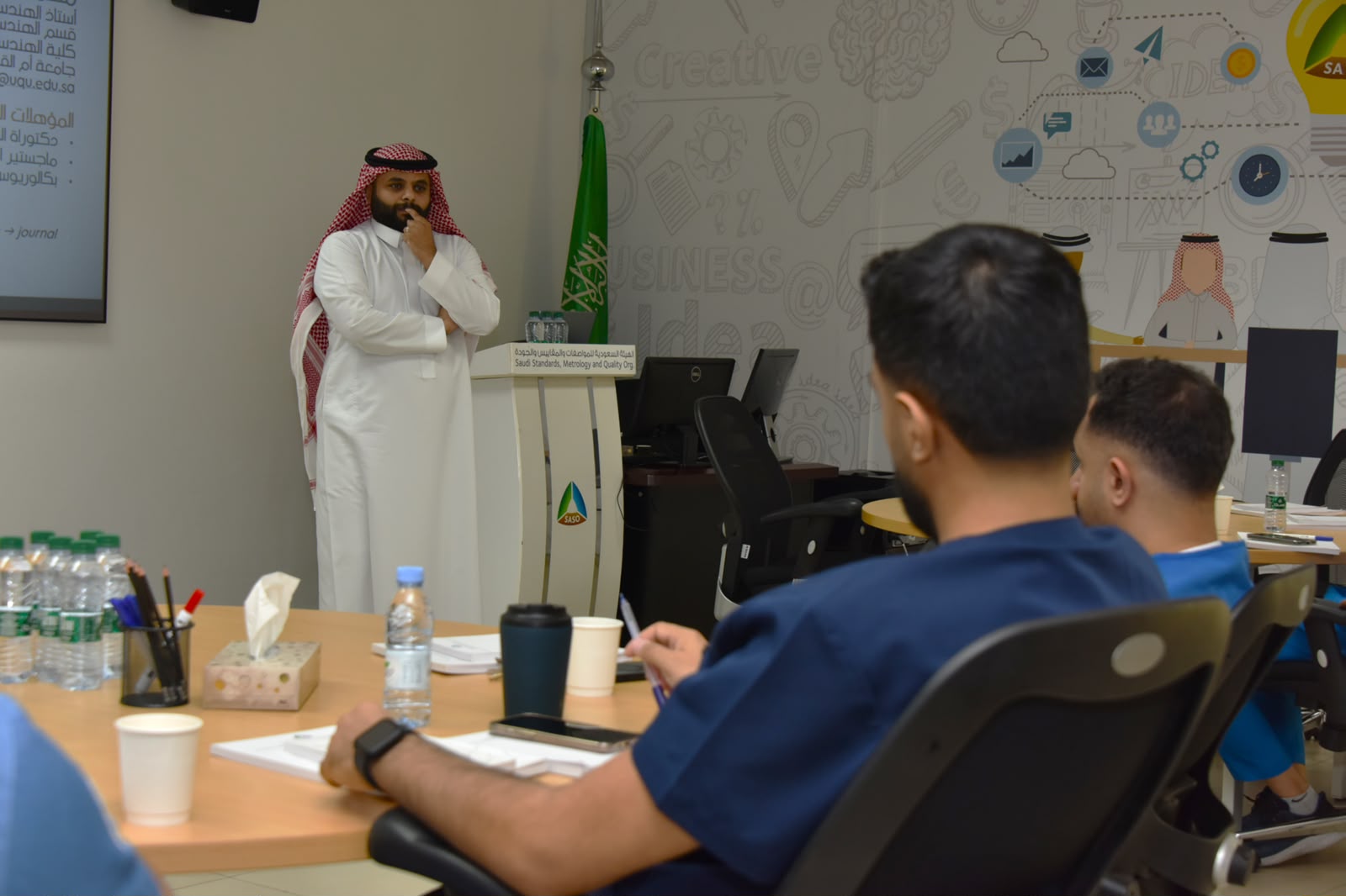عمادة الدراسات العليا والبحوث تعقد برنامج تدريبي بالتعاون مع كلية الهندسة والعمارة