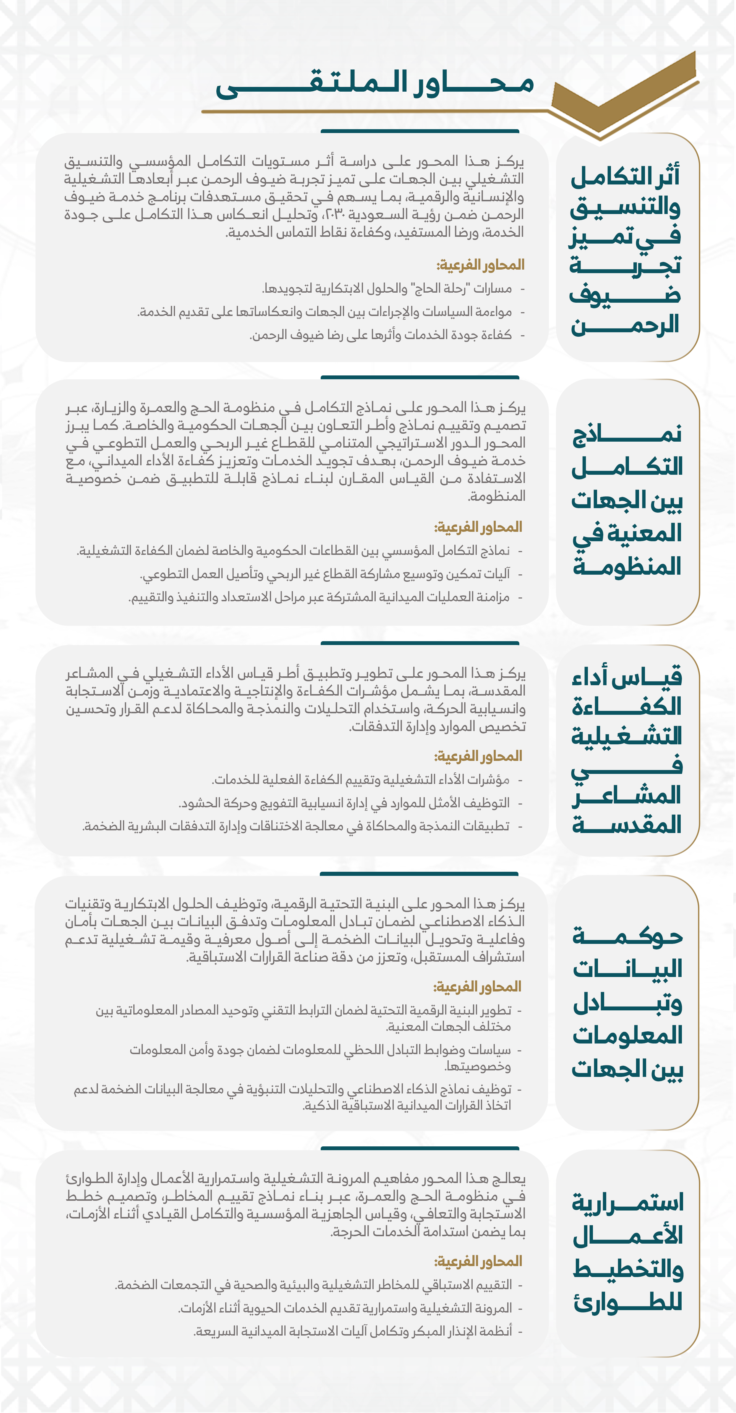 محاور الملتقى 26
