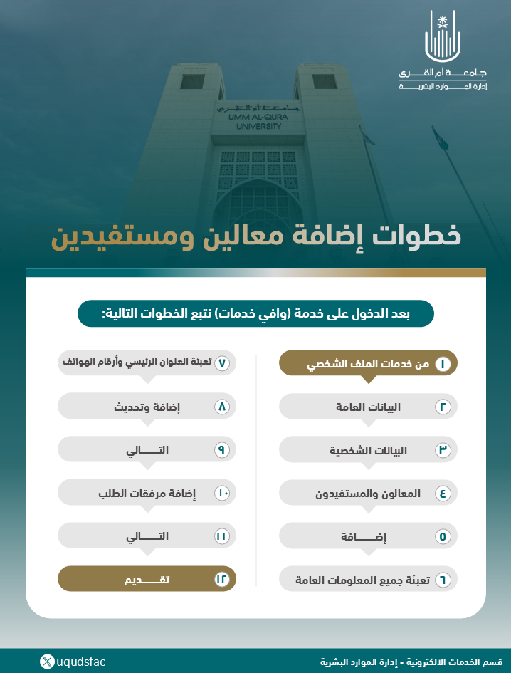 خطوات إضافة معالين ومستفيدين خطوات إضافة معالين ومستفيدين