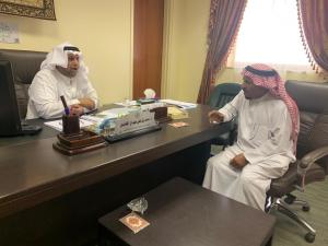 Dean of the Manuscripts Institute Receives the Historian Dr. Ghaithan bin Ali Bin Jurais