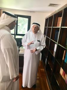 Delegation of the Institute of Manuscripts and Revival of Islamic Heritage Visit Juma AI-Majid Center for Culture and Heritage