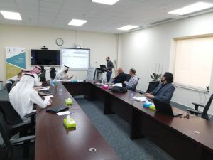 The Deanship of Information Technology and the Deanship of Academic Development and Quality Discuss the Electronic Quality System (QAAS)