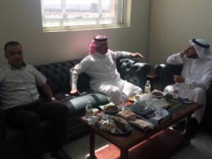 College Dean Receives  Al-Jamum Governor