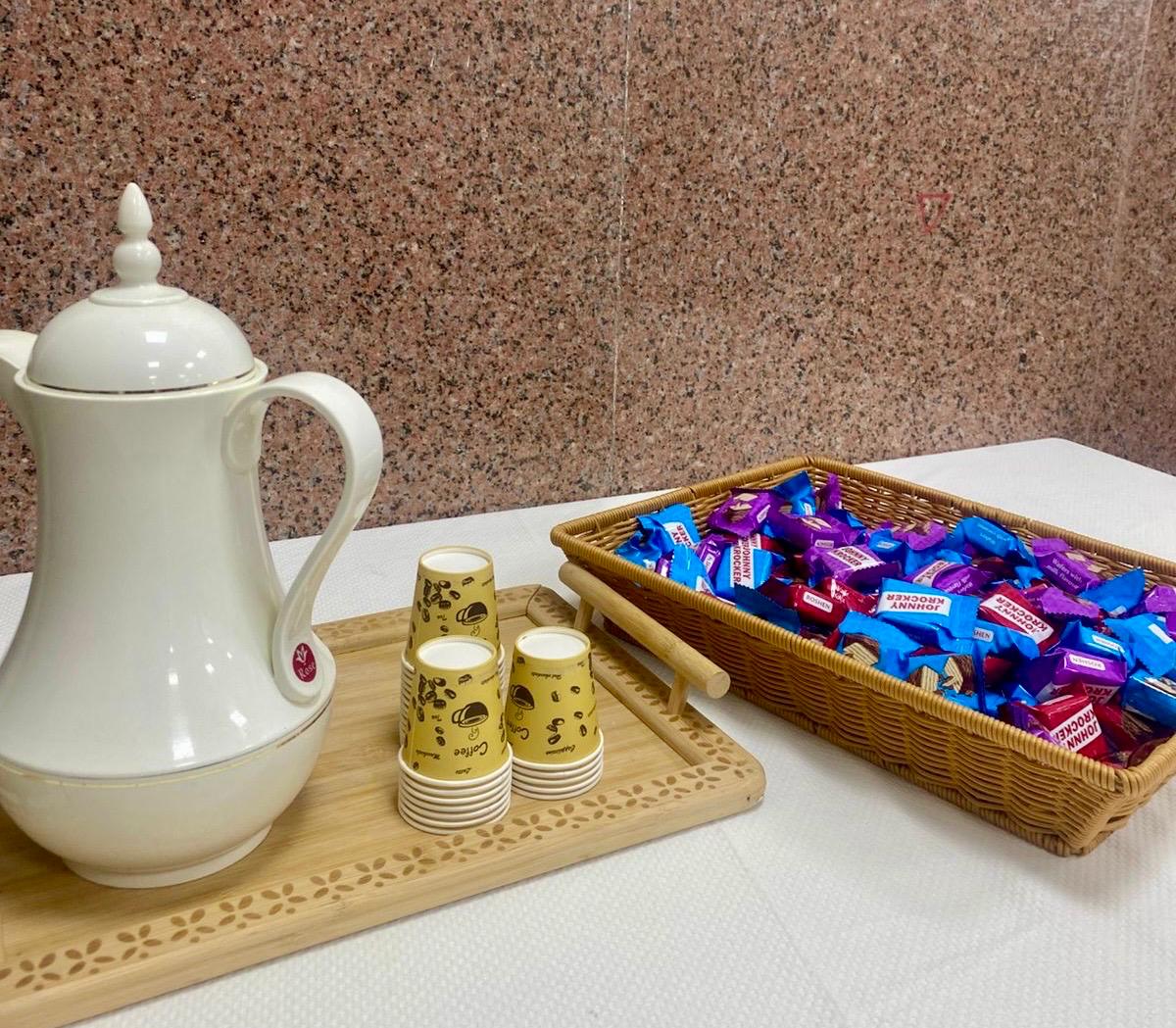 سعادة وكيلة الكلية تدشن مركز الرفاه الطلابي بشطر الطالبات