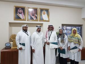 The Vice Dean of the College of Health Sciences in Al-Leith Visits King Fahad General Hospital in Jeddah