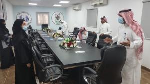 The College of Health Sciences at Al-Leith Receives a Delegation from the Deanship of the Joint First Year
