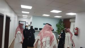 The College of Health Sciences at Al-Leith Receives a Delegation from the Deanship of the Joint First Year