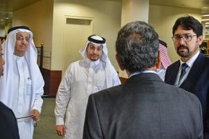 A Delegation from the Academic Accreditation Committee Visits King Abdullah Library