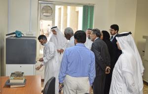 A Delegation from the Academic Accreditation Committee Visits King Abdullah Library